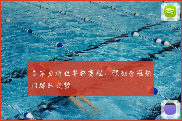 专家分析世界杯赛程,预测夺冠热门球队走势