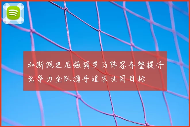加斯佩里尼强调罗马阵容齐整提升竞争力全队携手追求共同目标