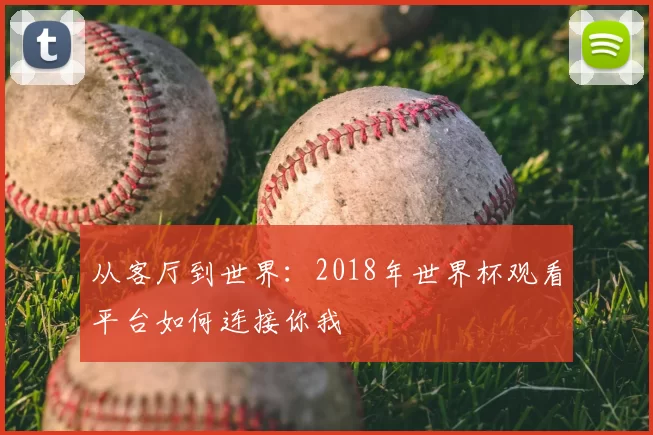 从客厅到世界:2018年世界杯观看平台如何连接你我